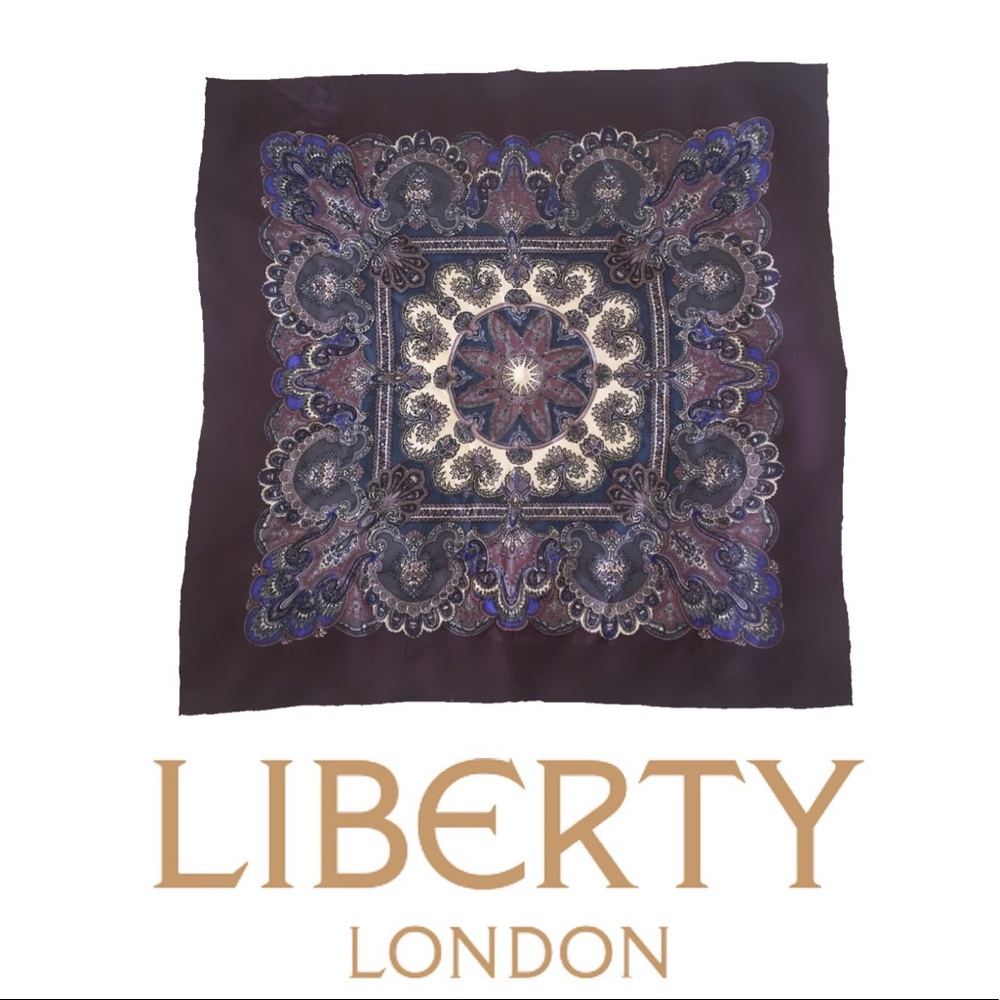 Liberty of London Twill Pure Silk Scarf